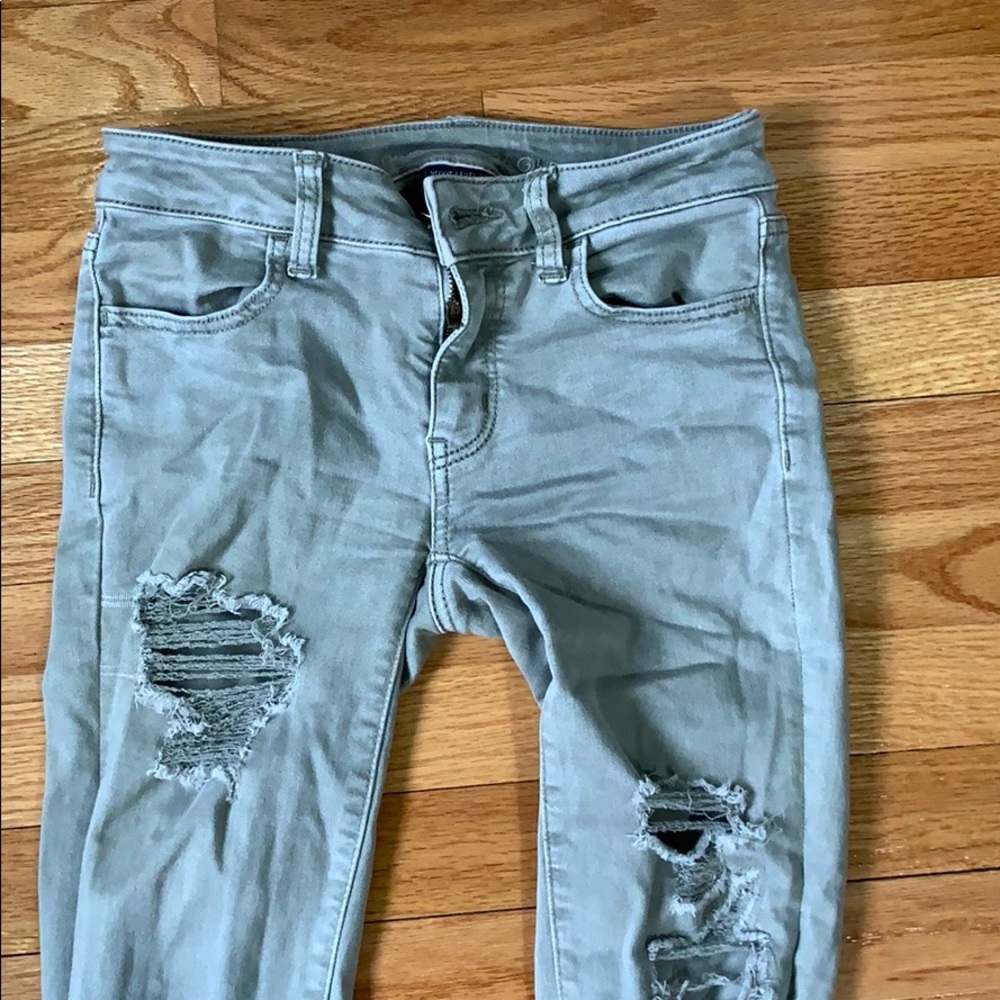 American Eagle green jeans